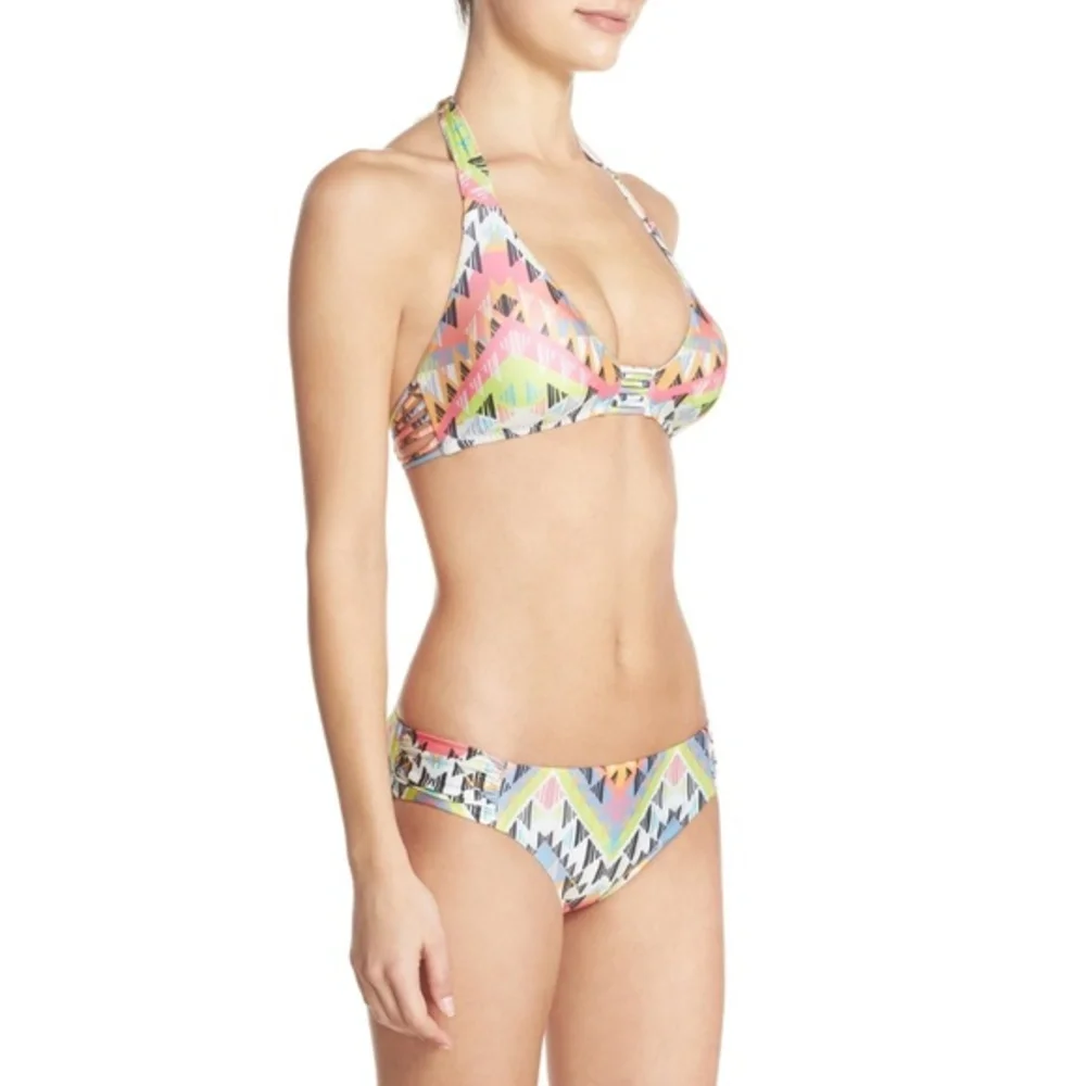 NWT Nordstrom Becca Cayenne Halter Bikini Top
